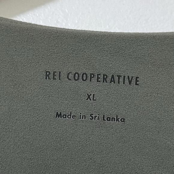 Rei Cooperative Sleeveless Athletic Midi Dress Size XL Sage Green Stretch Tennis - Picture 3 of 6